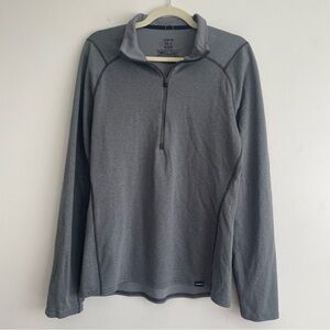 Patagonia Capilene 3 midweight Polartec Base Layer half zip long sleeve shirt M